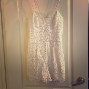 Xhilaration White Lace Romper